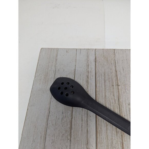 Rubbermaid Black Pierced Slotted Serving Spoon Heavy Duty #1974 Vintage - Picture 6 of 9